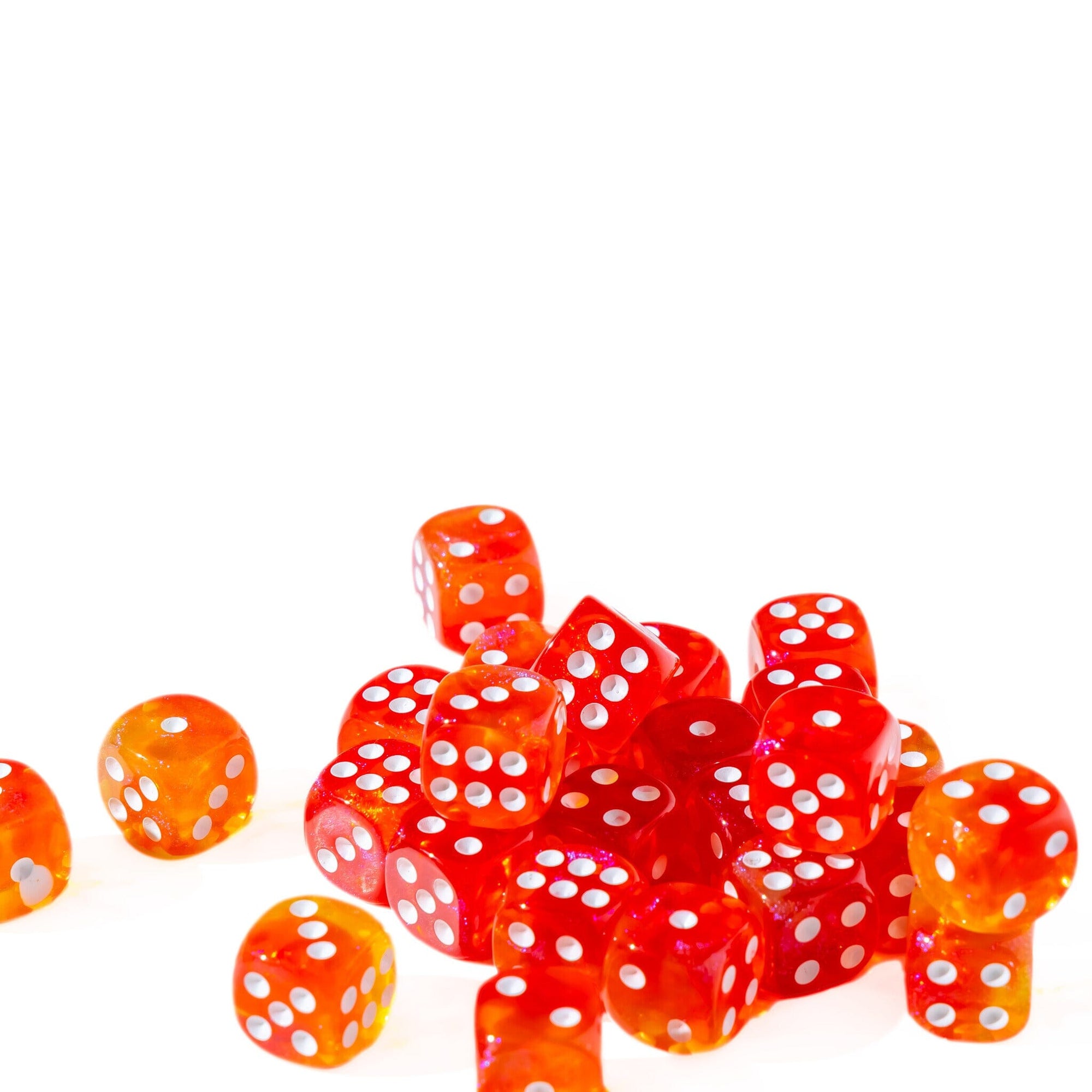 12mm D6 - Molten Lava - 25 Count Bag