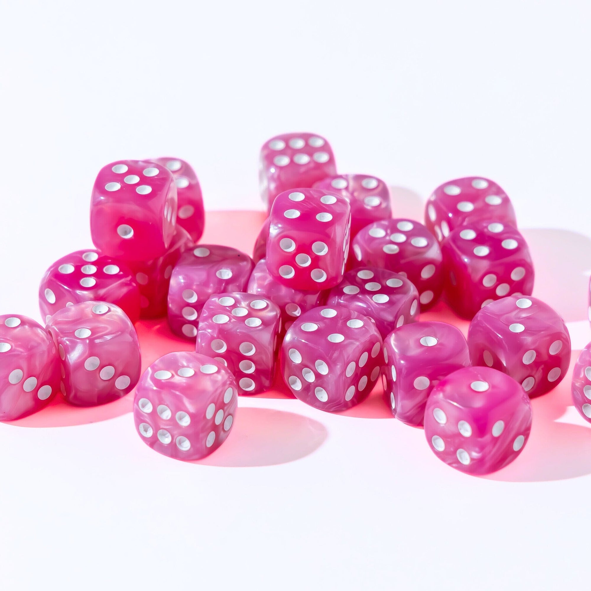 12mm D6 - Bubble Gum - 25 Count Bag