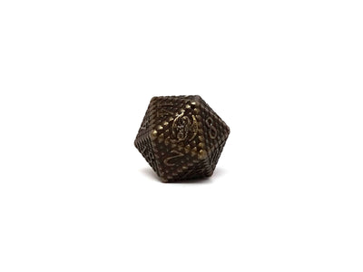 Dragon Scale Metal Dice - Gold Dragon Scales