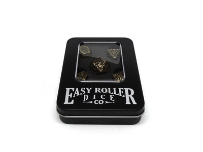 Stealth Legendary Gold - 7 Piece Metal Dice Set