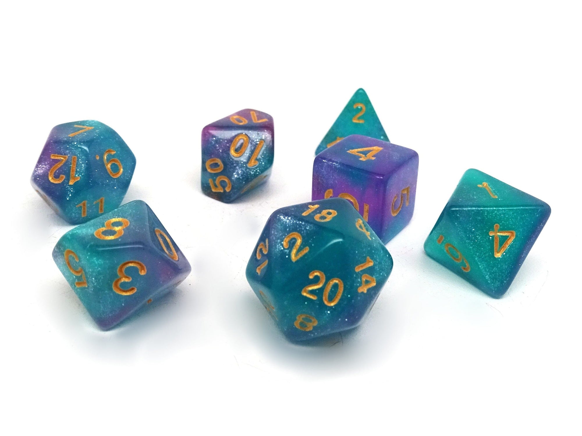 Nebula Tide - 7 Piece Dice Set