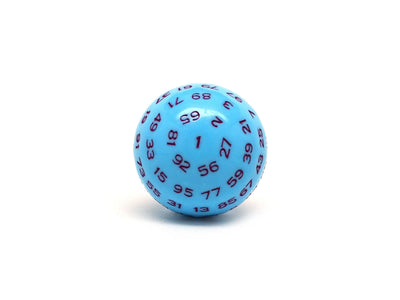 light blue d100