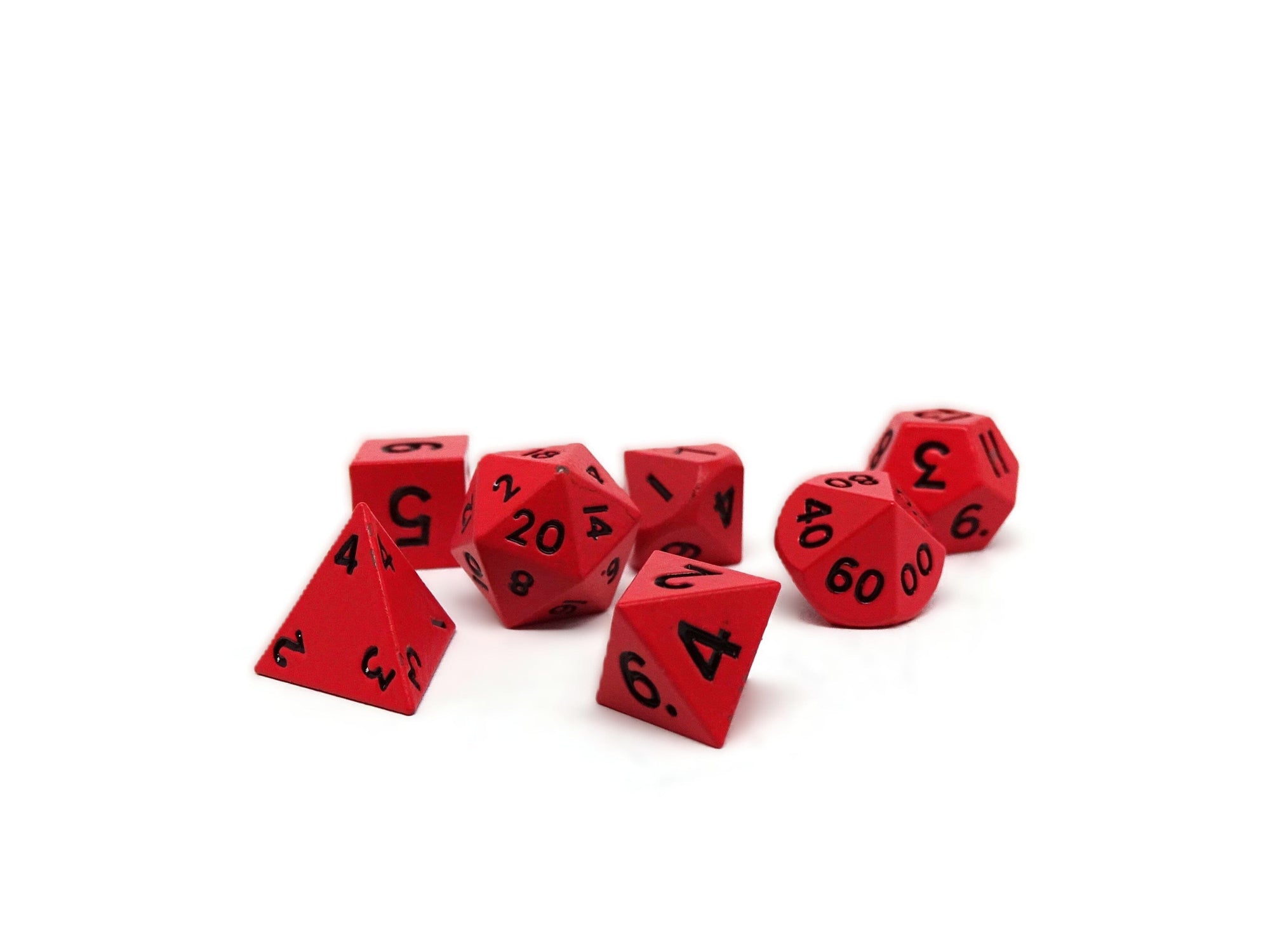 Mini Bloodsteel - 7 Piece Metal Dice Set