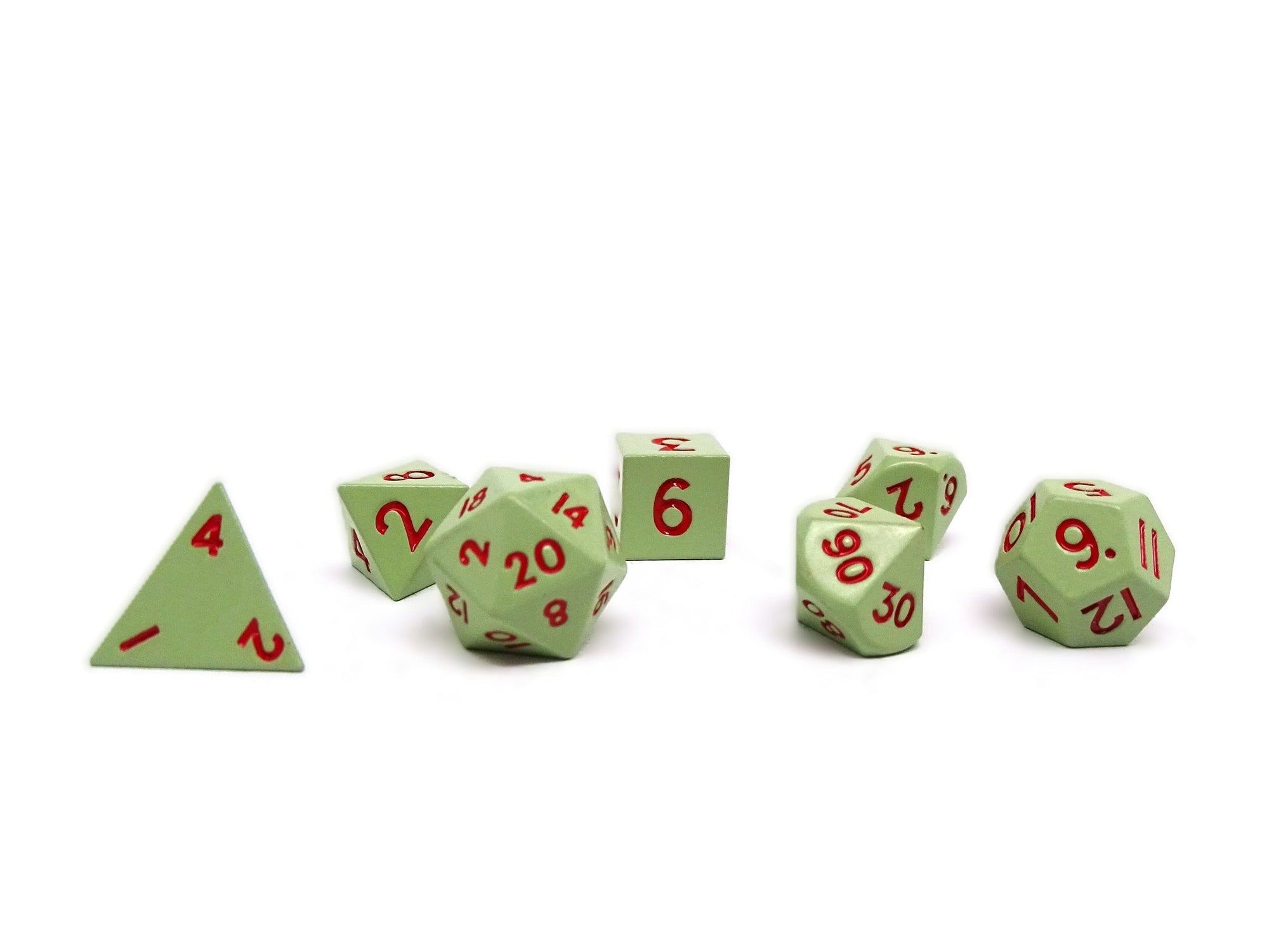 Mini Sage Alloy - 7 Piece Metal Dice Set