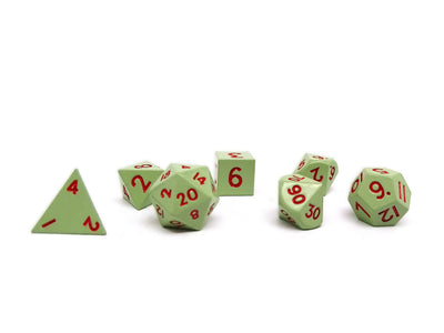 Mini Sage Alloy - 7 Piece Metal Dice Set