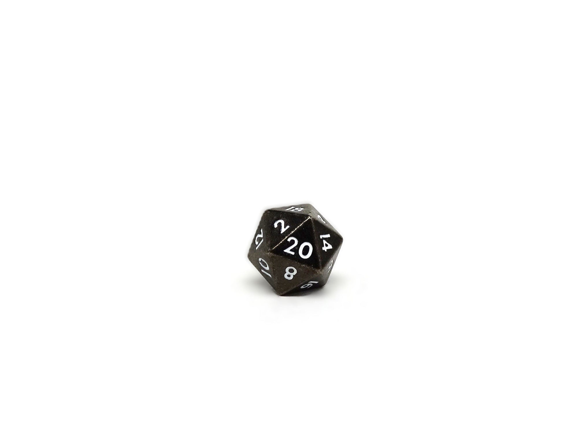 Mini Gunmetal - 7 Piece Metal Dice Set
