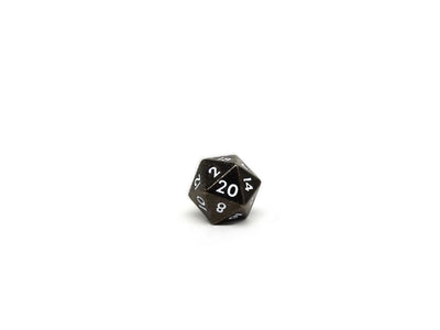 Mini Gunmetal - 7 Piece Metal Dice Set