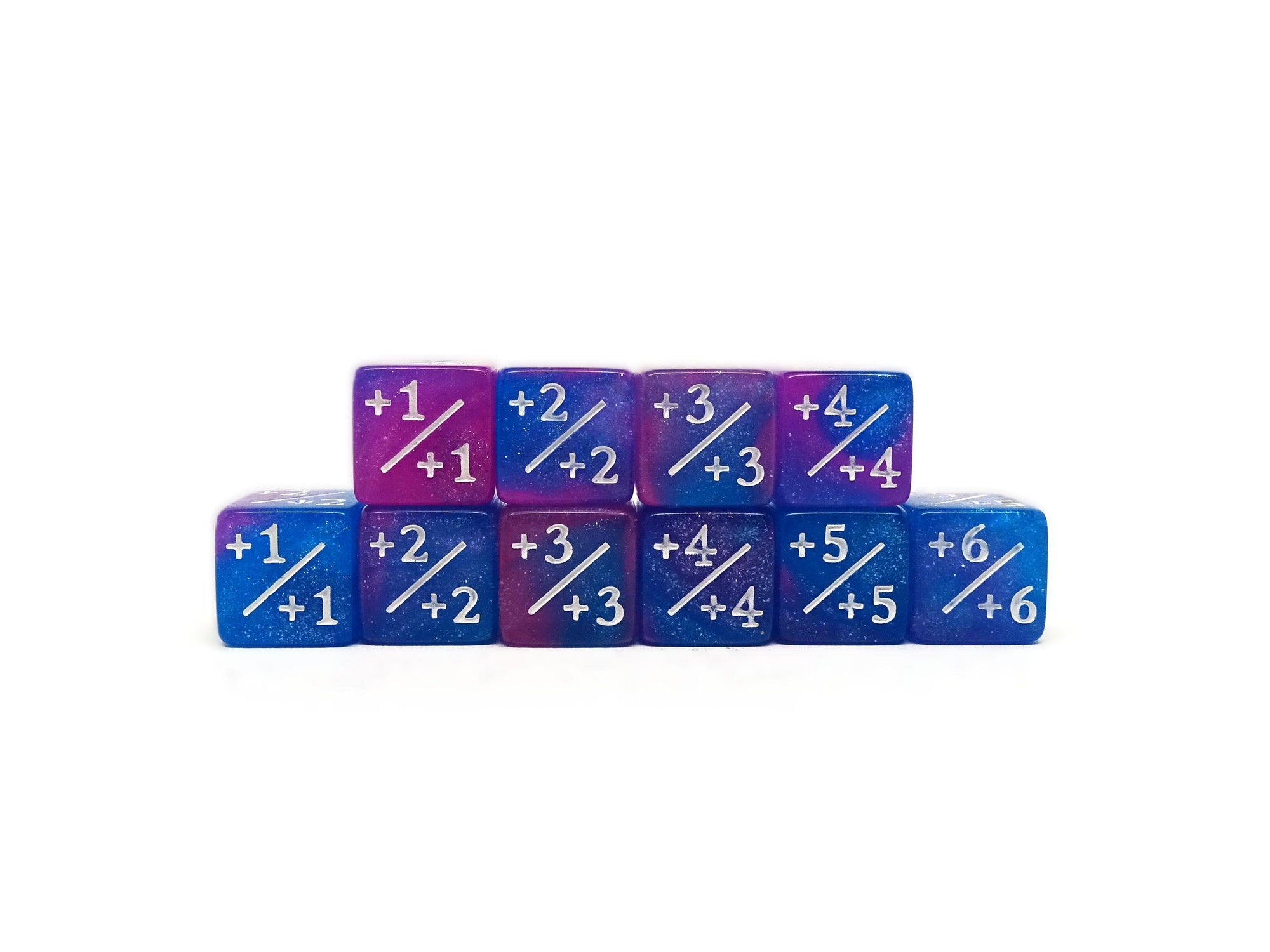 10 Piece Counter Dice D6 - Astral Tide - Plus