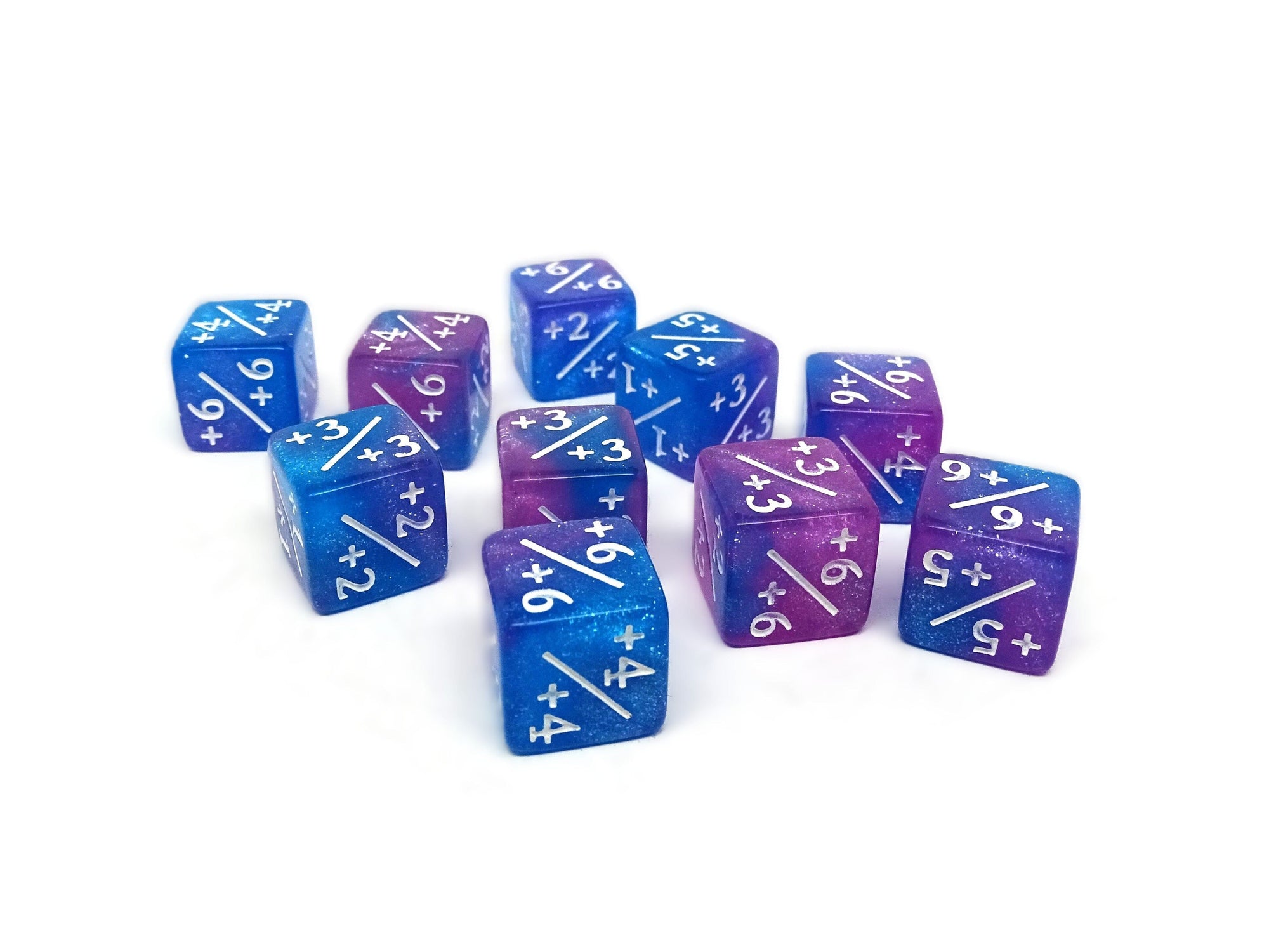 10 Piece Counter Dice D6 - Astral Tide - Plus
