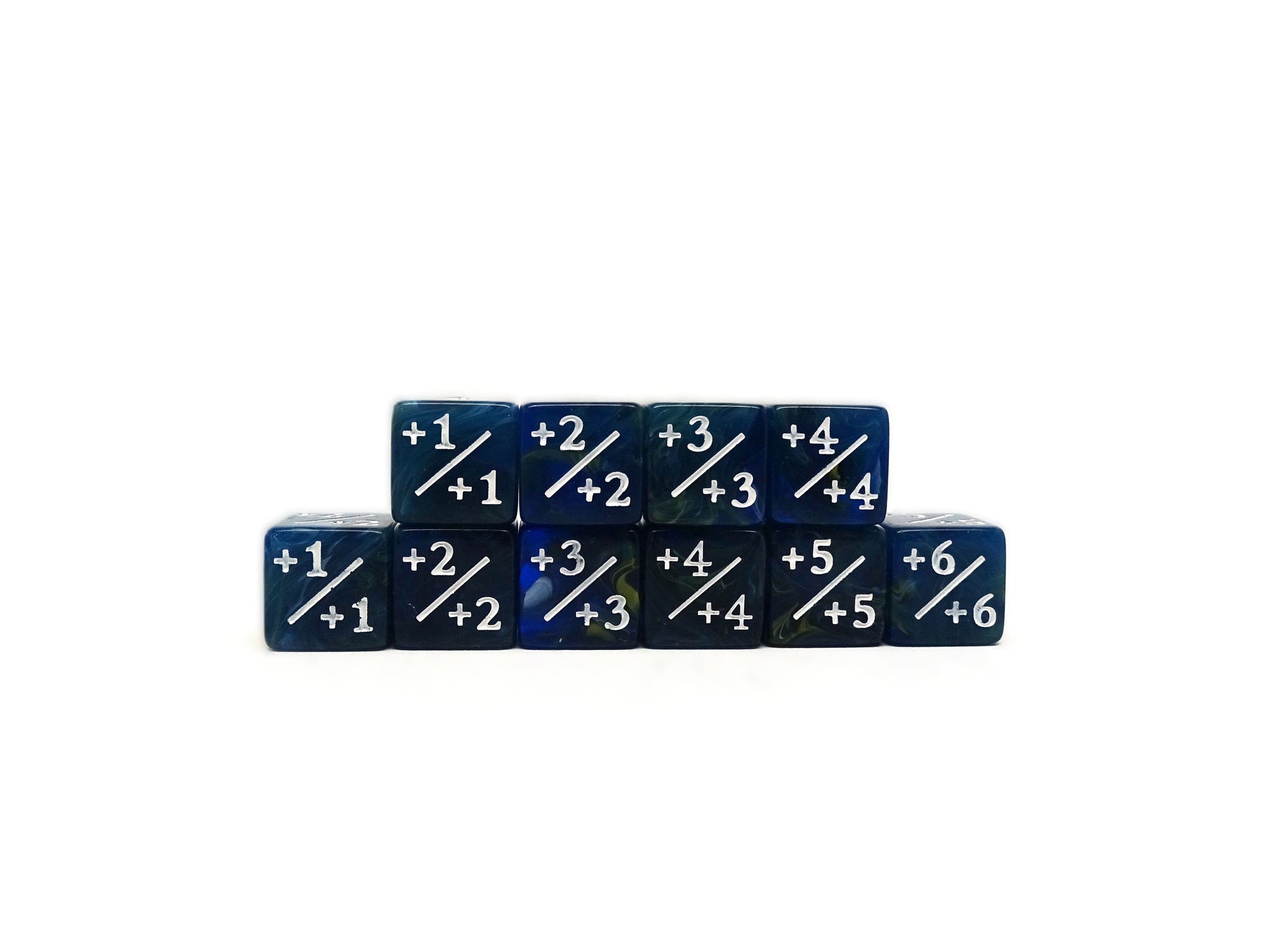 10 Piece Counter Dice D6 - Tidebound - Plus