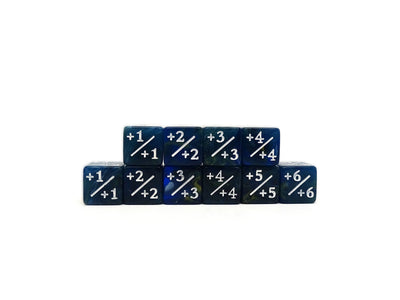 10 Piece Counter Dice D6 - Tidebound - Plus
