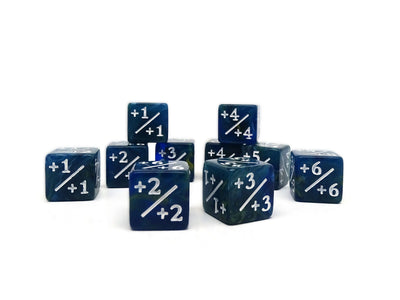 10 Piece Counter Dice D6 - Tidebound - Plus