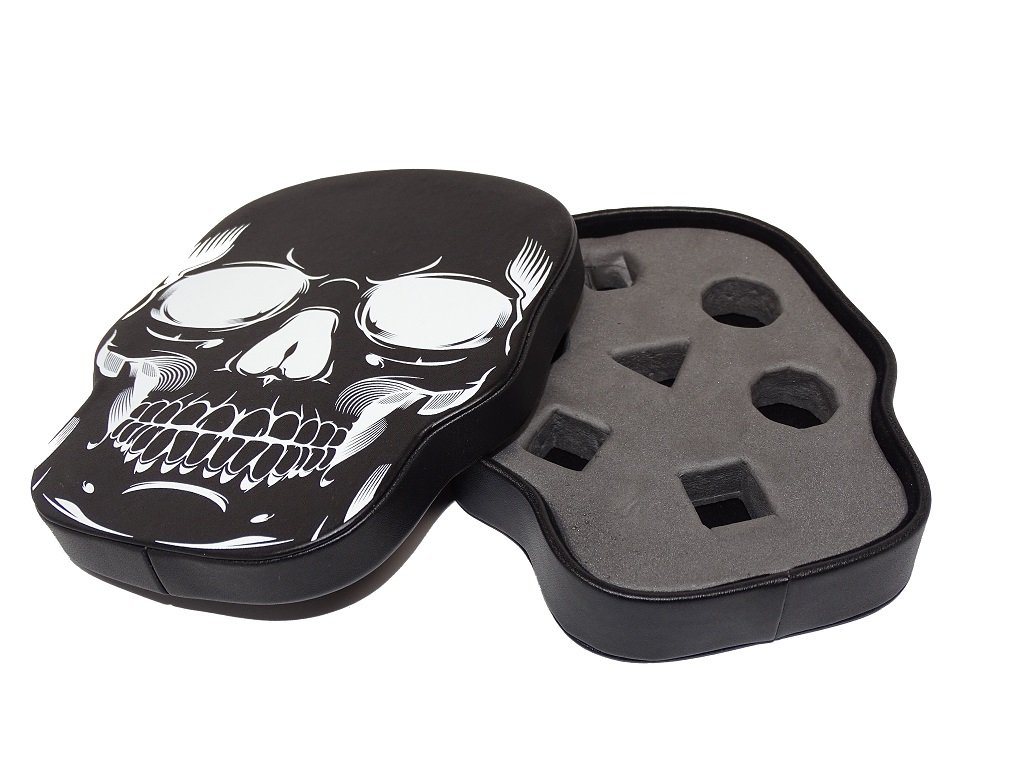 Skull Dice Display Box | Black