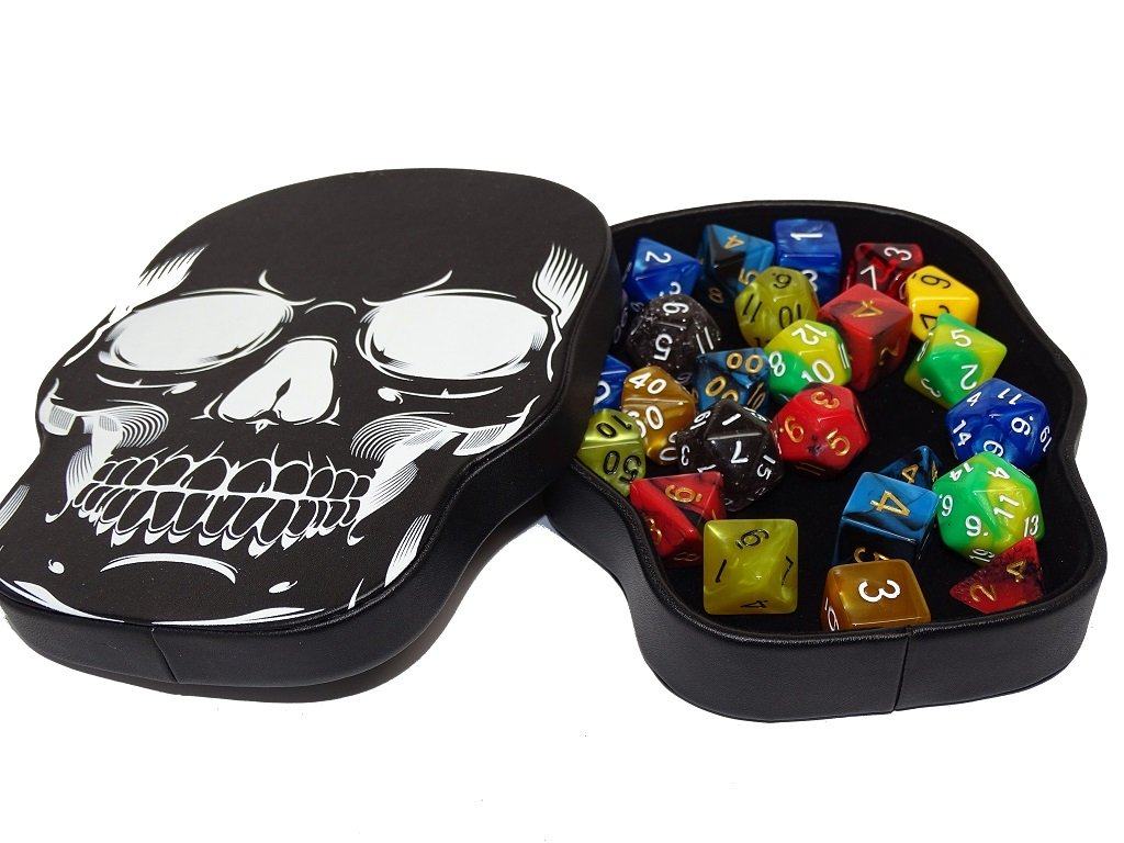 Skull Dice Display Box | Black