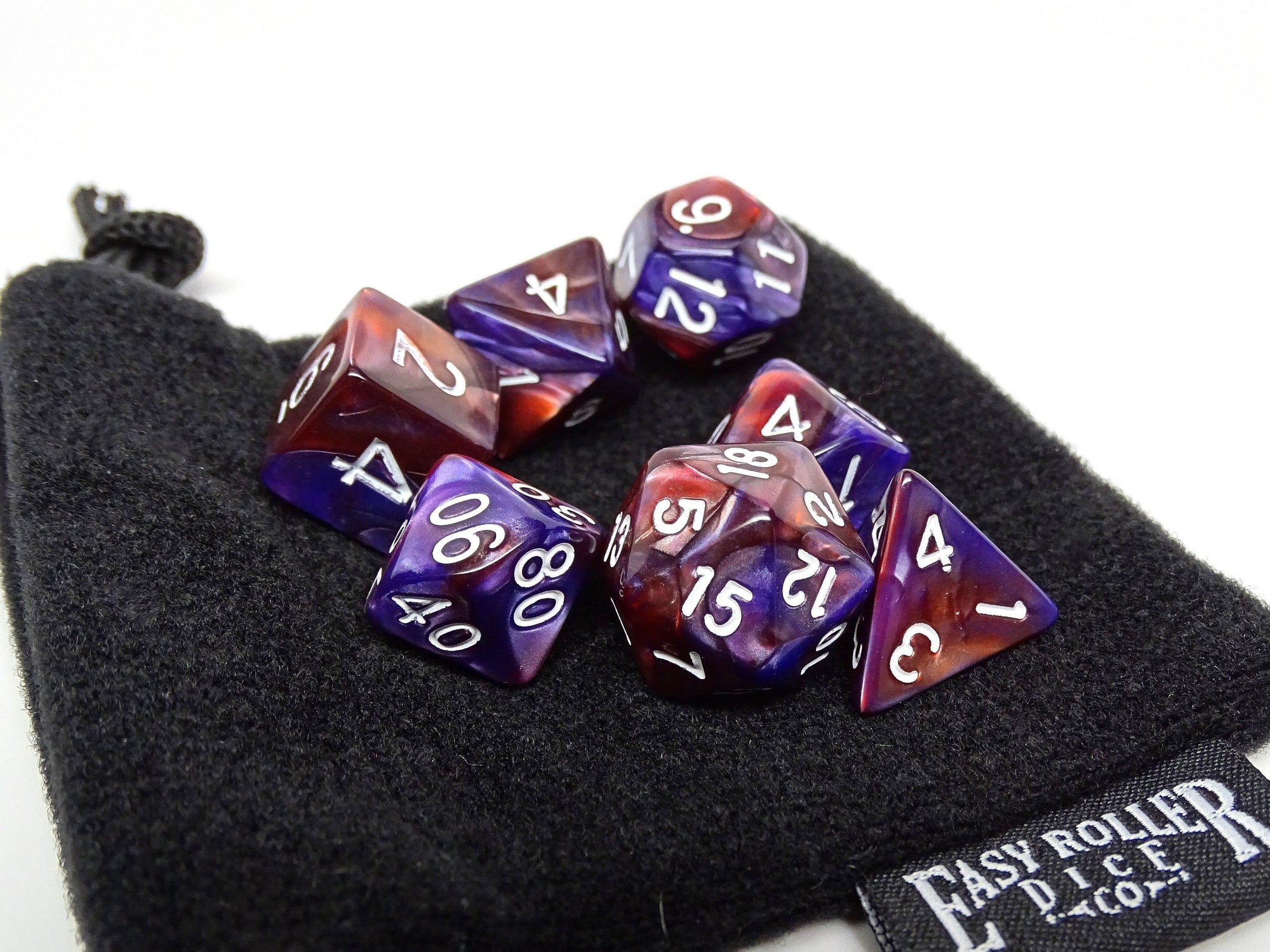 Royal Granite - 7 Piece Dice Collection