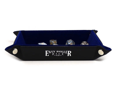 folding dice trays - blue