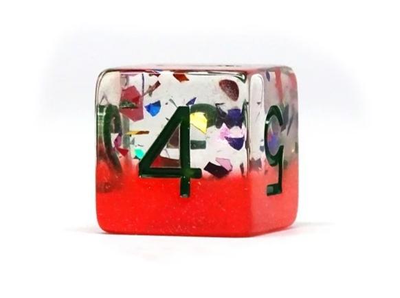 Frozen Orange with Glitter - Green Font - 7 Piece Set