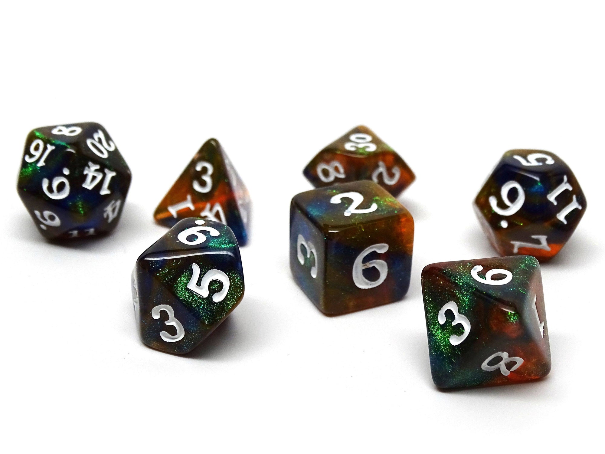 Prism Stardust Dice Collection - 7 Piece Set