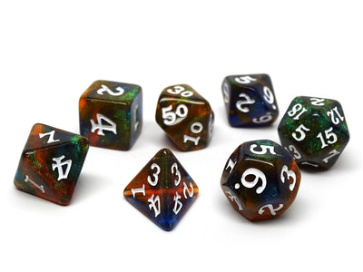 Prism Stardust Dice Collection - 7 Piece Set
