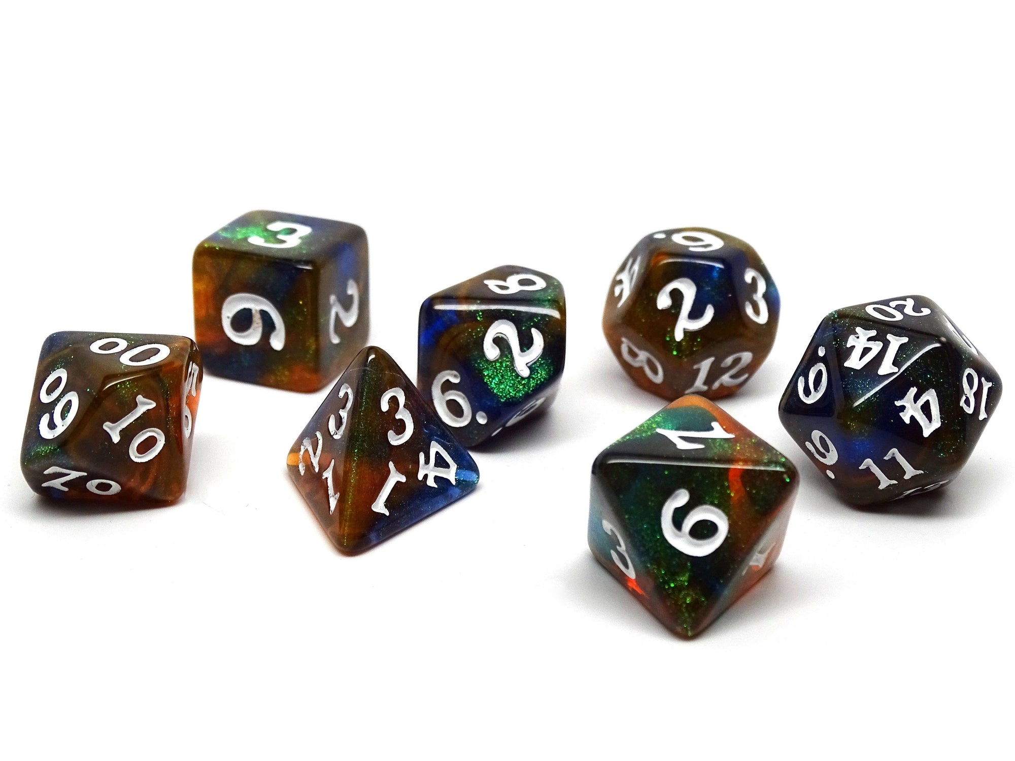Prism Stardust Dice Collection - 7 Piece Set