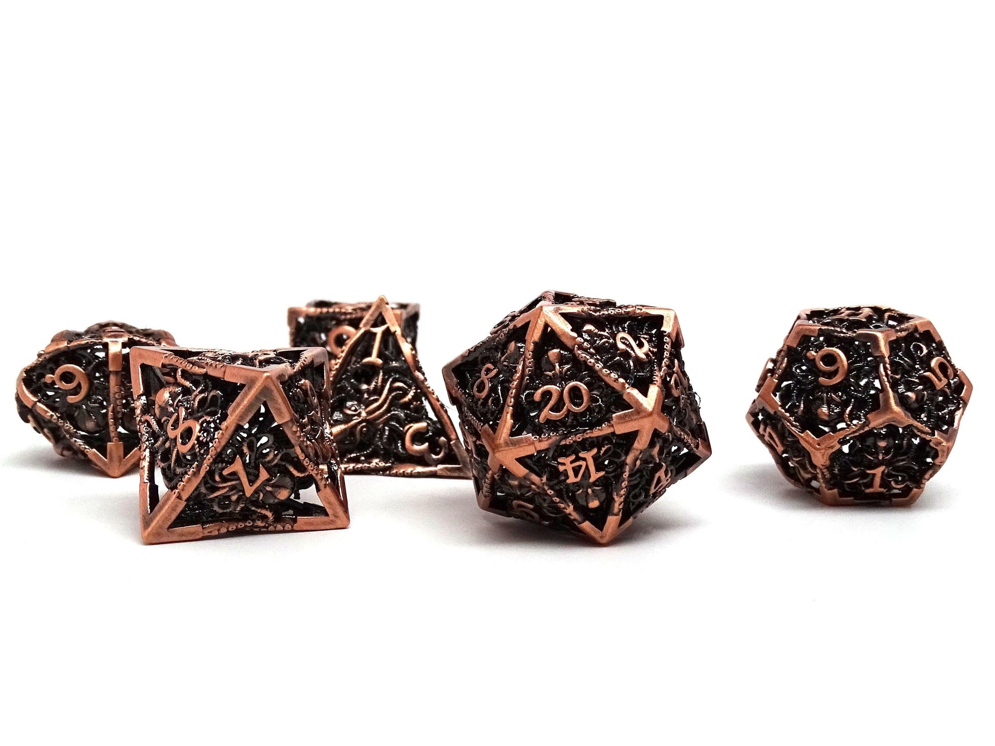 Metal Cthulhu Dice Set