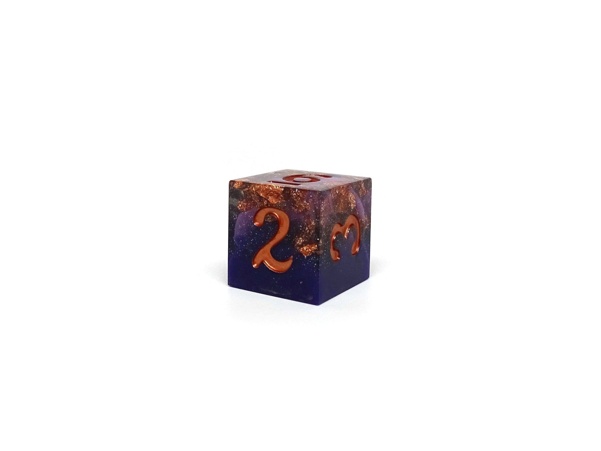 Purple Starlight Sharp Edge Dice Set