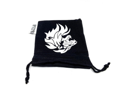Small Cotton Twill Dice Bag - Lion Design
