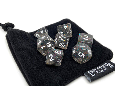 Glitter Bomb Dice Set - 7 Piece Collection