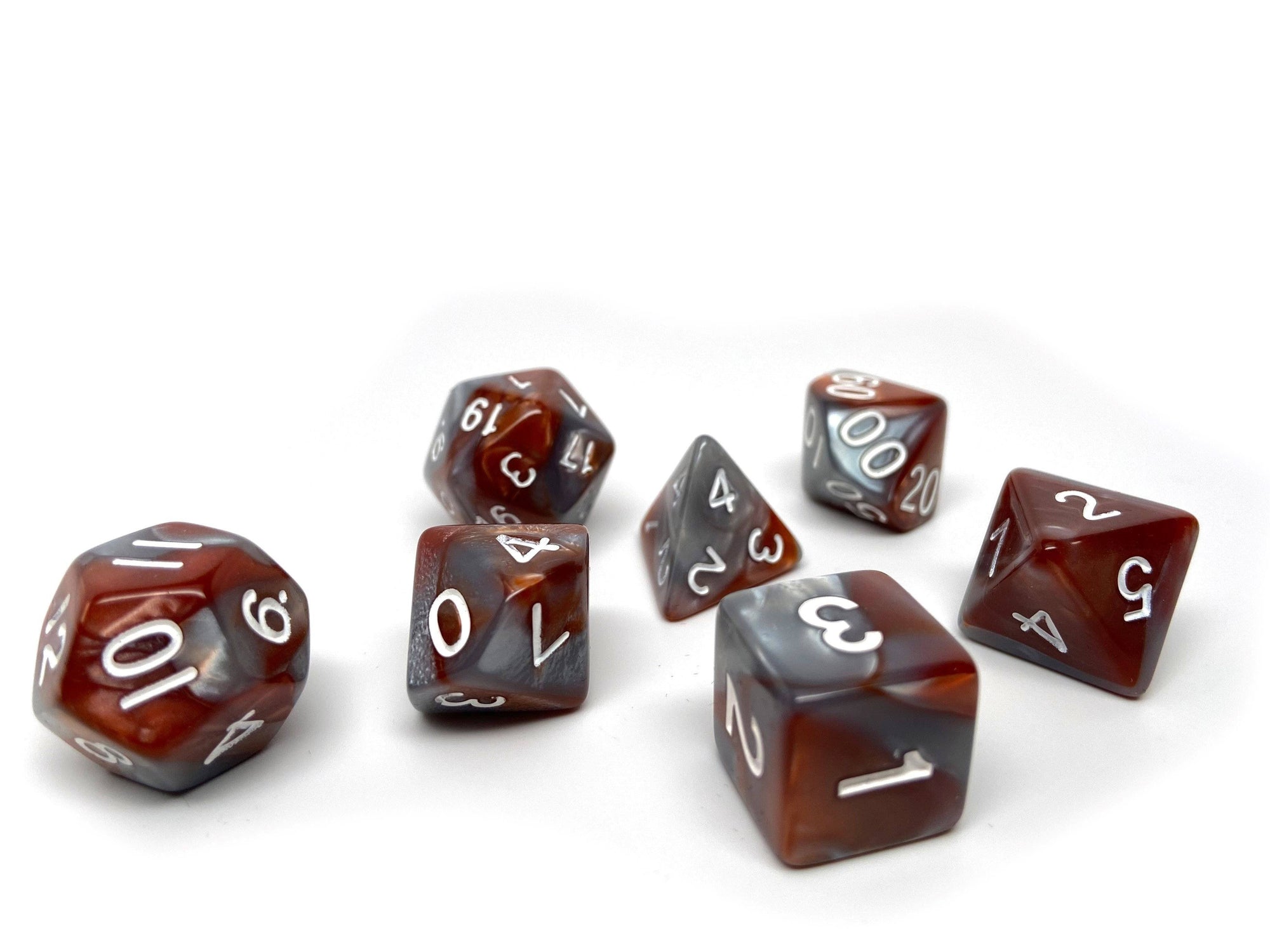 Quartz Dice - 7 Piece Set