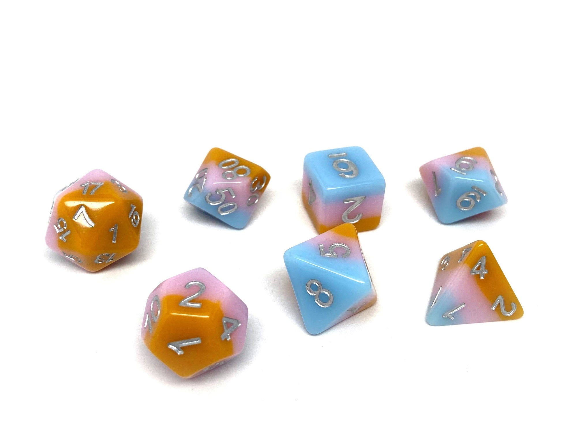 Layered Cotton Candy - 7 Piece Set