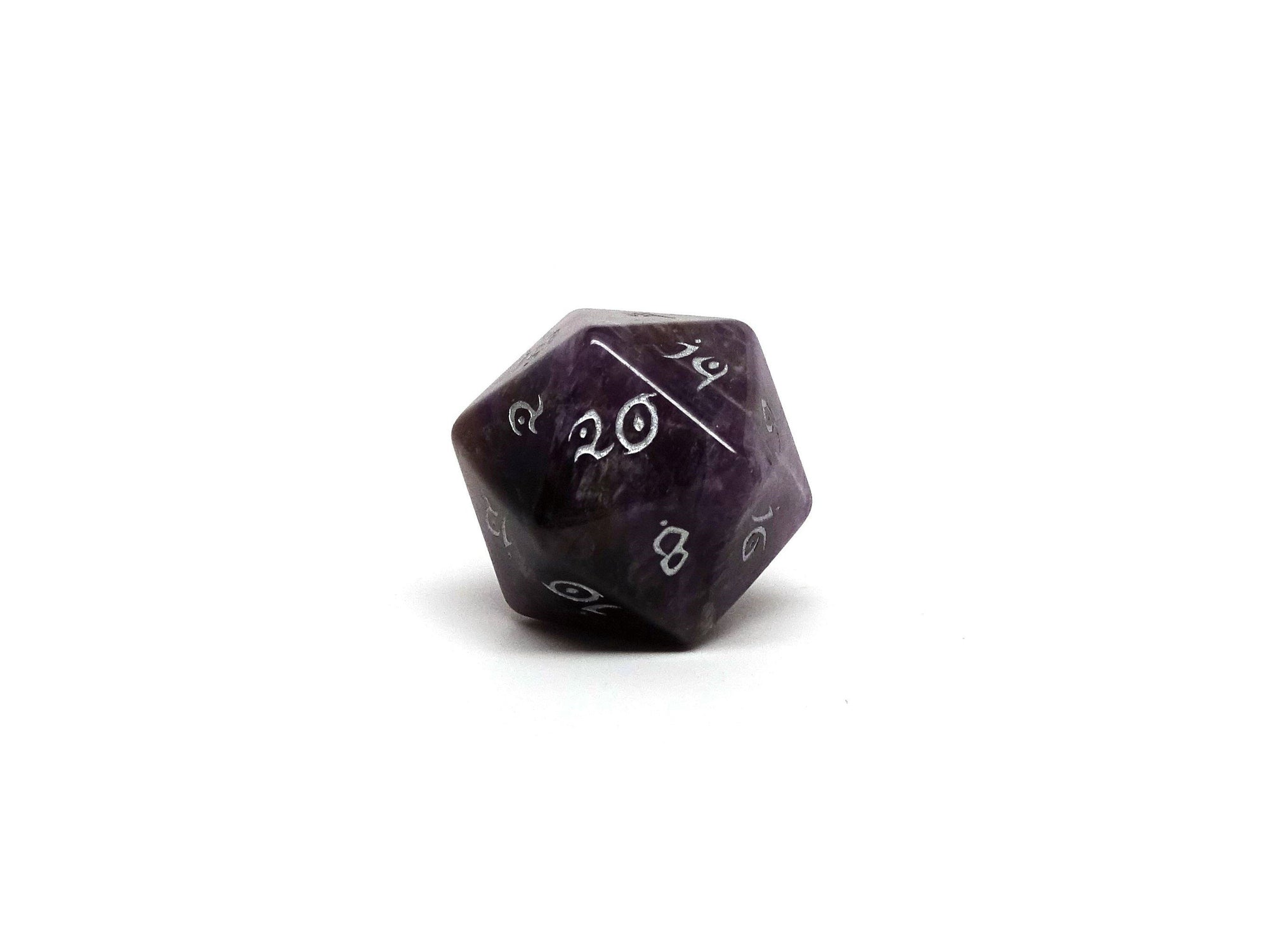 Amethyst D20 Dice