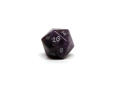 Amethyst D20 Dice