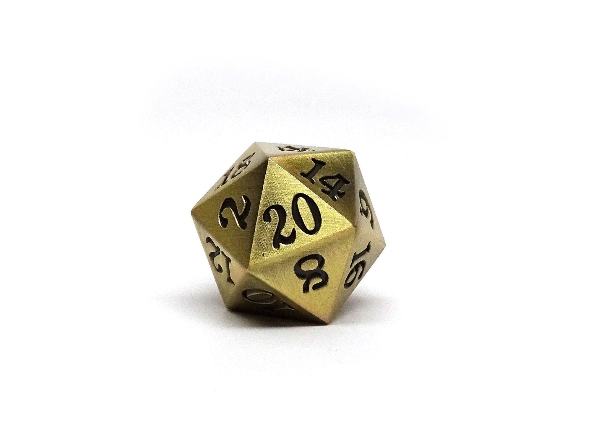 single bronze d20