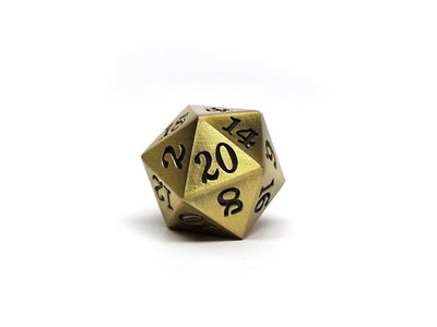 single bronze d20