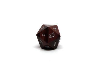 stone d20 dice