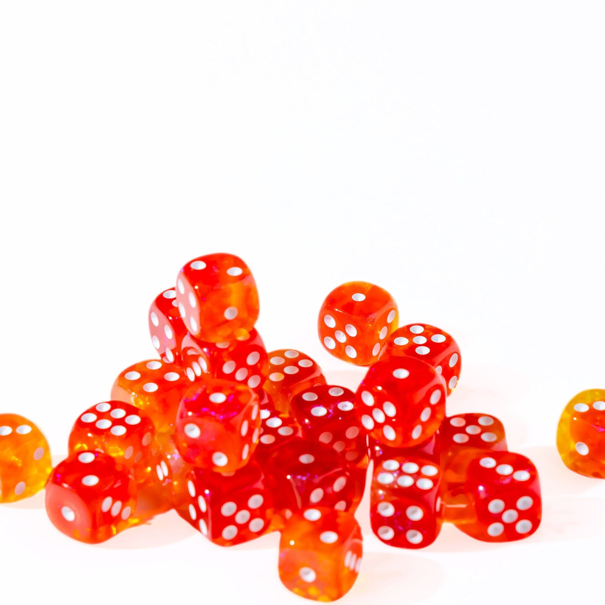 12mm D6 - Molten Lava - 25 Count Bag