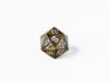 35mm Limited Edition Bronze Dragon Face Metal Dice D20