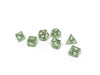 10mm Green Sparkle Mini Dice Set