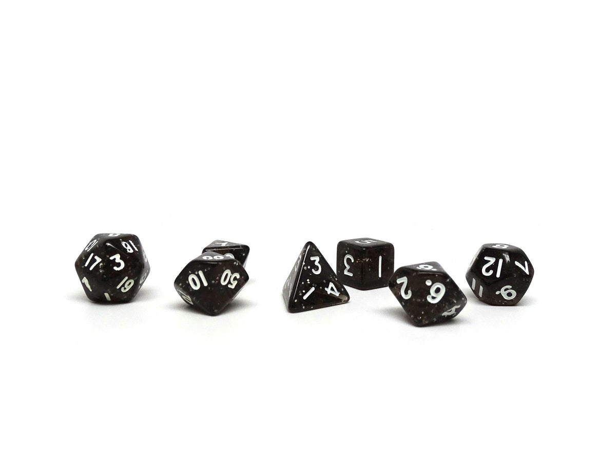 10mm Dark Sparkle Mini Dice Set - Easy Roller Dice Company