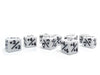 10 Piece Counter Dice D6 White + Plus