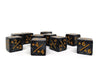 10 Piece Counter Dice D6 Smoke + Plus