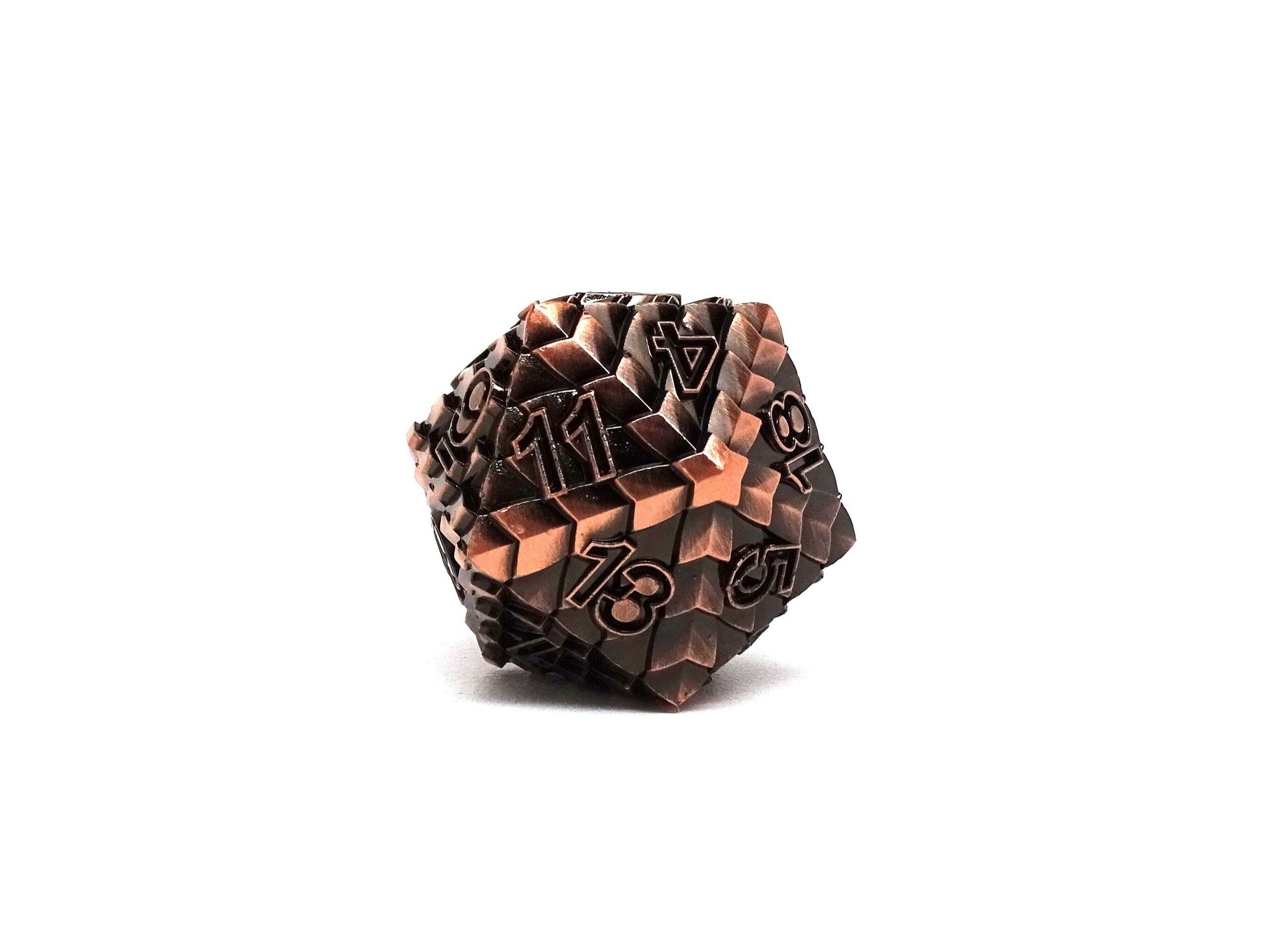 35mm Eye of the Dragon D20 - Copper