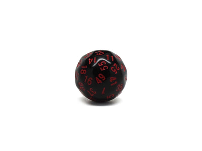 Black D60 - Red Numbers