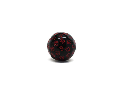 Black D60 - Red Numbers