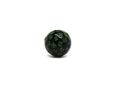 Black D60 - Green Numbers