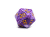 55mm Purple Swirl D20