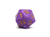 55mm Purple Swirl D20