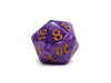 55mm Purple Swirl D20