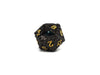 35mm Eye of the Dragon D20 - Gun Metal Gold