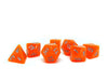 Tangerine Sparkle - 7 Piece Dice Set